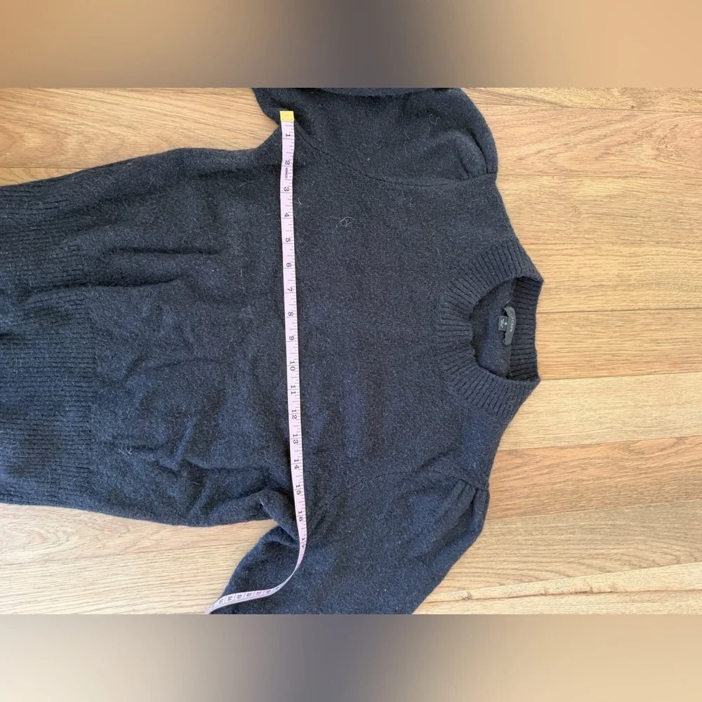 J. Crew Women's Black Crew Neck Sweater
